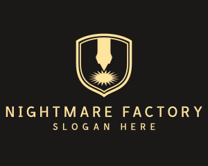 Factory Laser Cutter logo design