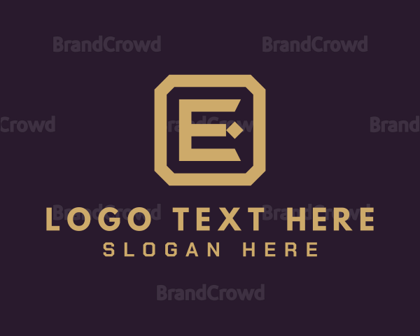 Premium Business Letter E Logo