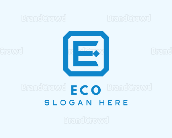 Company Business Letter E Logo