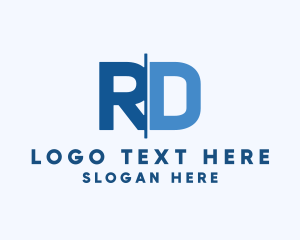 Letter Rd - Modern Realtor Business logo design