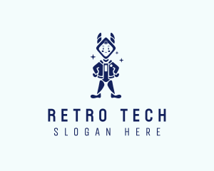 Toy Tech Robot logo design