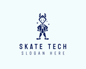 Toy Tech Robot logo design