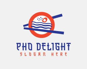 Pho Noodle Restaurant logo design