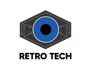 Robotic Tech Eye logo design