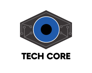 Robotic Tech Eye logo design