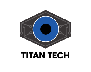 Robotic Tech Eye logo design