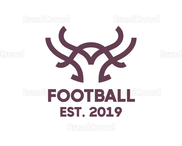 Modern Bull Horns Logo