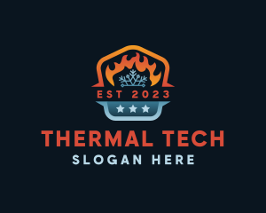 Thermal - Fire Ice Thermal logo design