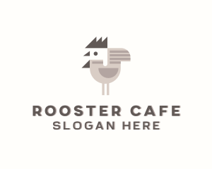 Bird Chicken Rooster logo design