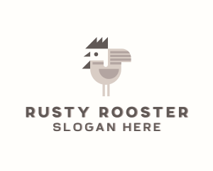 Bird Chicken Rooster logo design