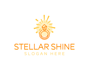 Shining Diamond Ring logo design