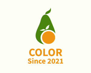 Avocado - Avocado Orange Fruit logo design