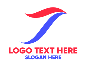 Bird - Abstract Bird Feathers logo design