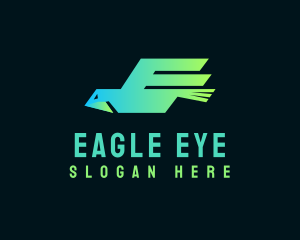 Modern Falcon Bird logo design