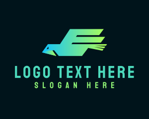 Esports - Modern Falcon Bird logo design