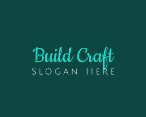 Modern Handwritten Craft logo design