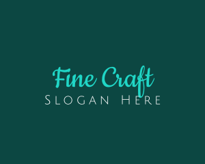 Modern Handwritten Craft logo design