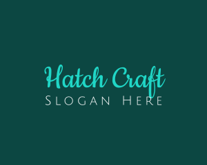 Modern Handwritten Craft logo design