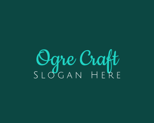 Modern Handwritten Craft logo design