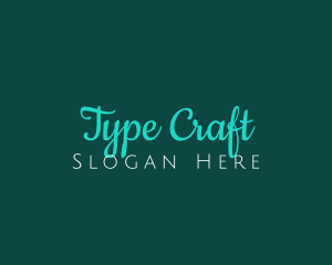 Modern Handwritten Craft logo design