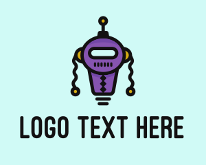 Technology - Purple Robot Technology logo design