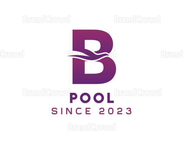 Purple Letter B Bird Logo