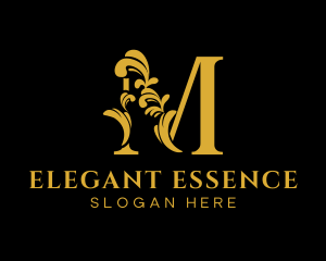 Classy - Golden Elegant Classy logo design