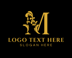 Golden Elegant Classy Logo