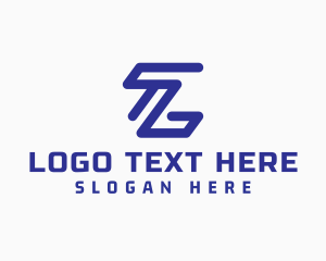 Zig Zag - Tribal Symbol Letter Z logo design