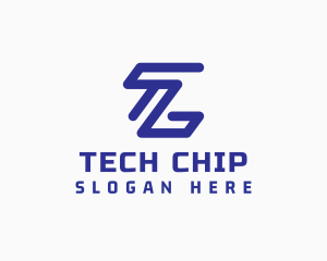 Chipset - Tribal Symbol Letter Z logo design
