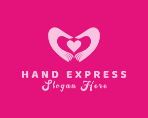 Sign Language - Love Dating Hands logo design