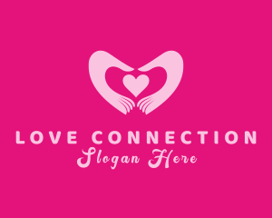 Dating - Love Dating Hands logo design