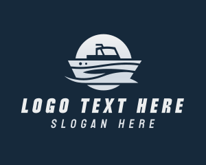 Ship - Speedboat Travel Ship logo design
