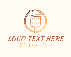 Spatula - Gradient Spatula Home Cooking logo design
