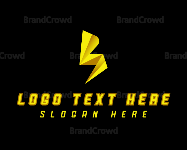 Lightning  Voltage Electricity Logo