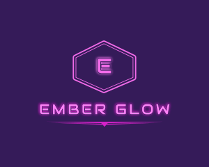 Neon Club Party logo design