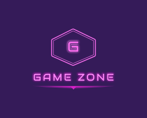 Online Gamer - Neon Club Party logo design