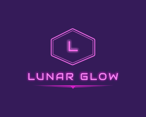 Neon Club Party logo design