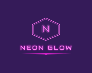 Neon Club Party logo design