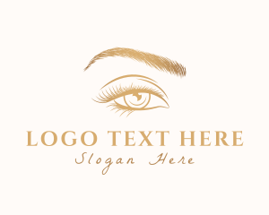 Eyebrow - Woman Eyebrow Lashes logo design