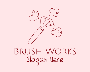 Brush - Beauty Makeup Brush logo design