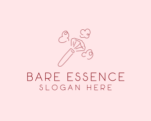 Beauty Makeup Brush Cosmetics logo design