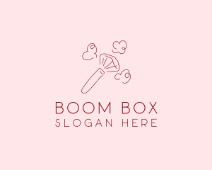 Beauty Makeup Brush Cosmetics logo design