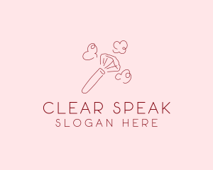 Beauty Makeup Brush Cosmetics logo design