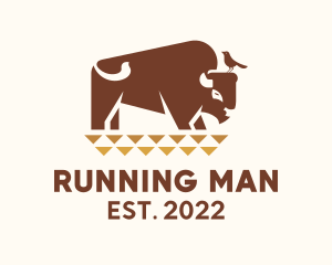 Meat - Bison Ranch Wildlife logo design