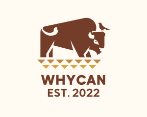 Buffalo - Bison Ranch Wildlife logo design