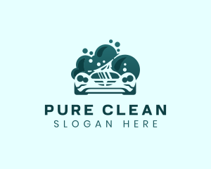 Car Wash Vehicle Cleaning logo design