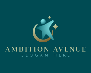 Ambition - Human Leadership Volunteer logo design