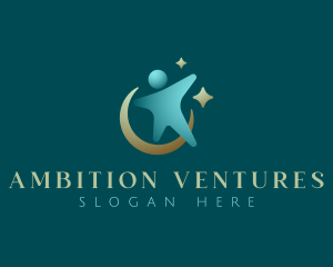 Ambition - Human Leadership Volunteer logo design