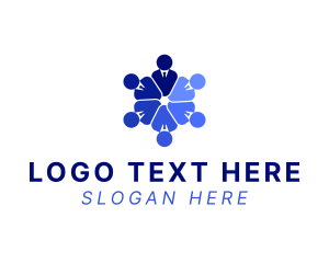 Recruiter - Corporate People Organization logo design
